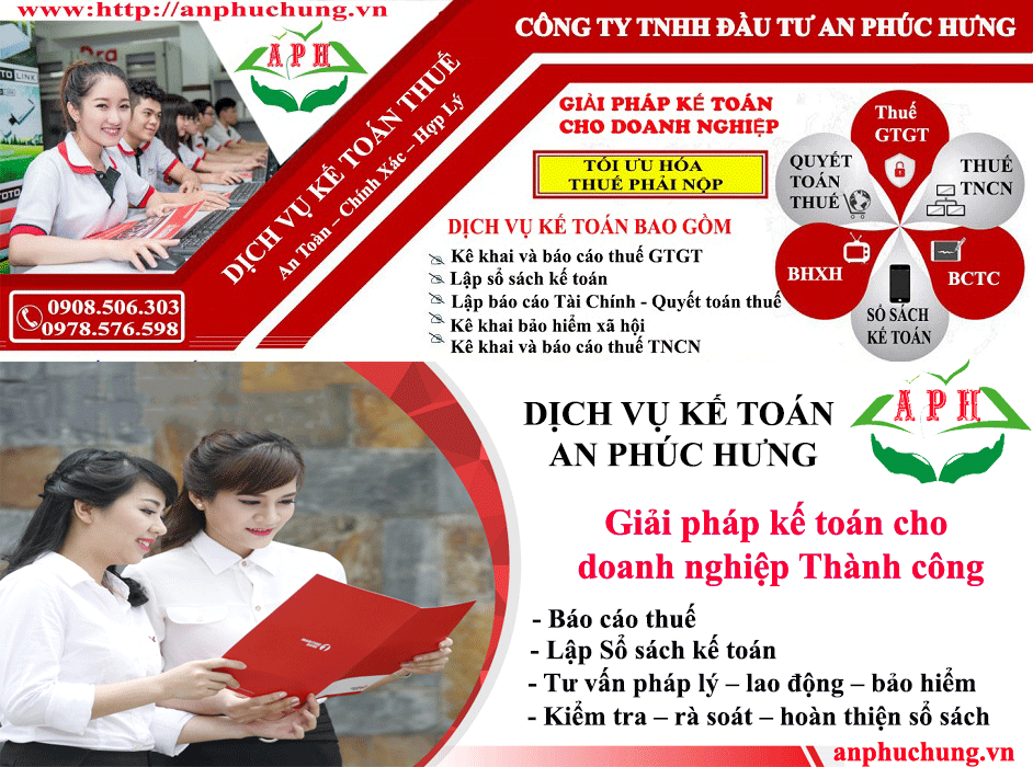 Dịch Vụ Quyết Toán Thuế Của Công Ty An Phúc Hưng Tại Bình Dương