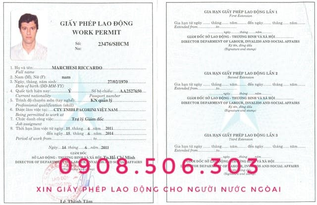 Dịch Vụ Giấy Phép Lao Động Chuyên Nghiệp - An Phúc Hưng