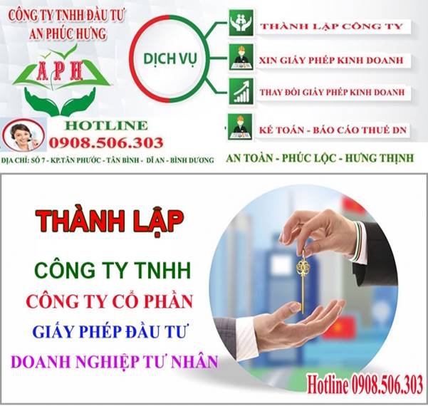 Dịch Vụ Thành Lập Công Ty An Phúc Hưng