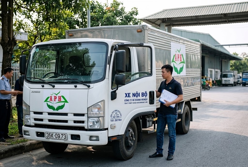 Xe nội bộ c&oacute; cần xin giấy ph&eacute;p vận tải kh&ocirc;ng