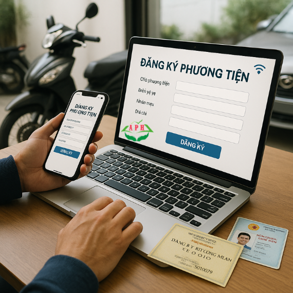 Thủ tục đăng ký xe online
