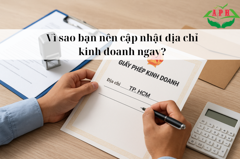 thay đổi địa chỉ công ty