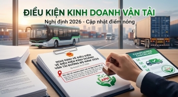Điều kiện kinh doanh vận tải 2026: Những điểm nóng cần lưu ý