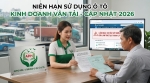 Quy định mới về niên hạn sử dụng ô tô kinh doanh vận tải từ ngày 01/07/2026