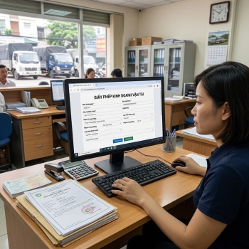 Hướng dẫn xin giấy phép kinh doanh vận tải trực tuyến trên Cổng dịch vụ công