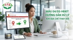 Mẫu 04/SS-HĐĐT: Hướng dẫn xử lý hóa đơn điện tử khi doanh nghiệp thay đổi địa chỉ