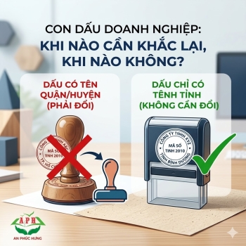 Con dấu doanh nghiệp: Khi nào cần khắc lại, khi nào không?